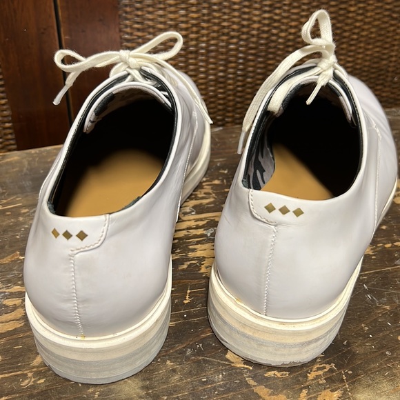 Royal RepubliQ White Dandy Derby Oxford Dress Shoes - Picture 6 of 16